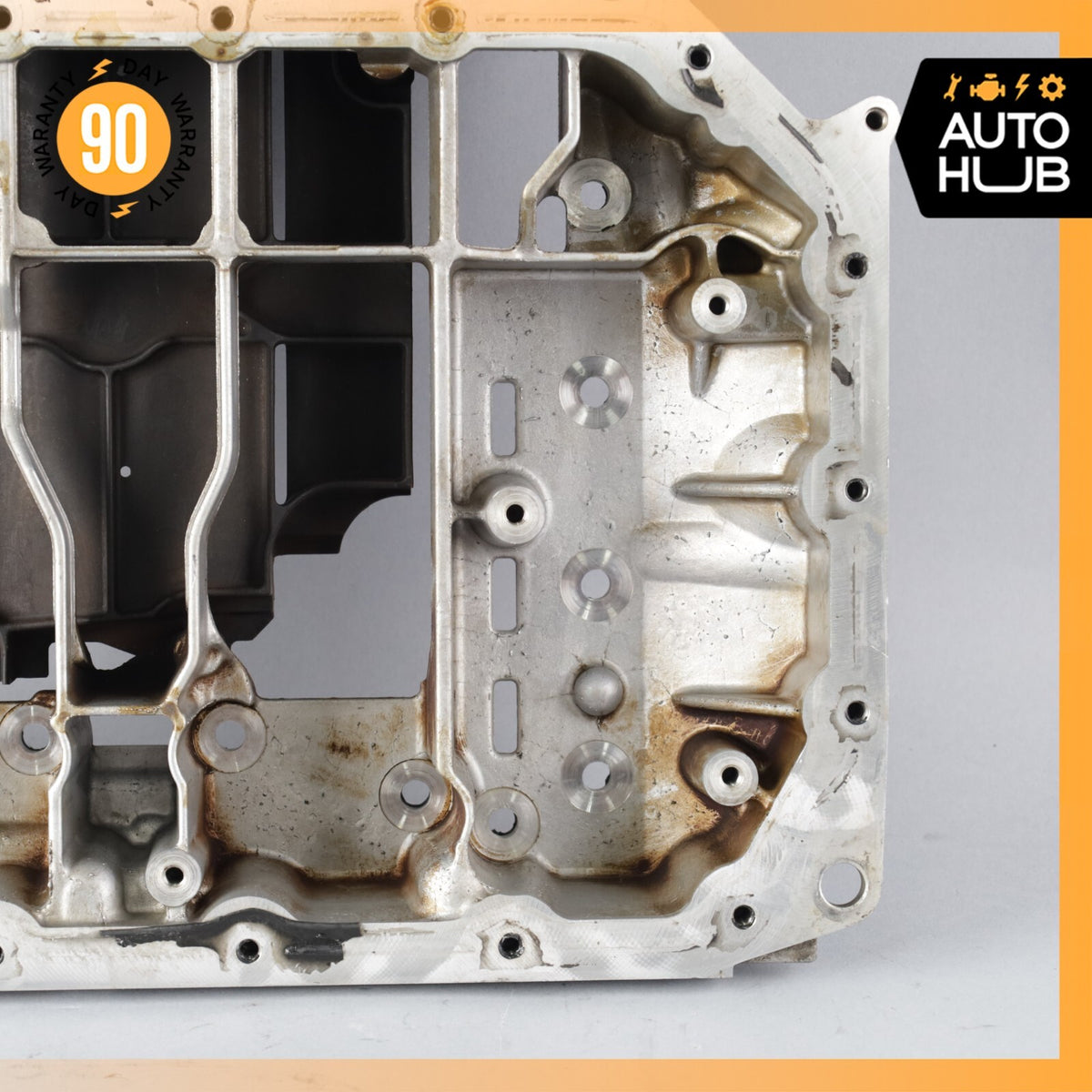 11-18 Porsche Cayenne 958 / Touareg Hybrid Engine Upper Oil Pan 06E103603AL OEM - photo 13