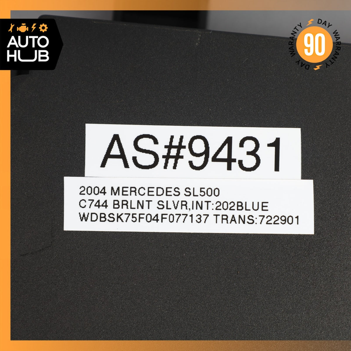 03-06 Mercedes R230 SL500 SL55 AMG Under Seat Control Module Right Side OEM - photo 12