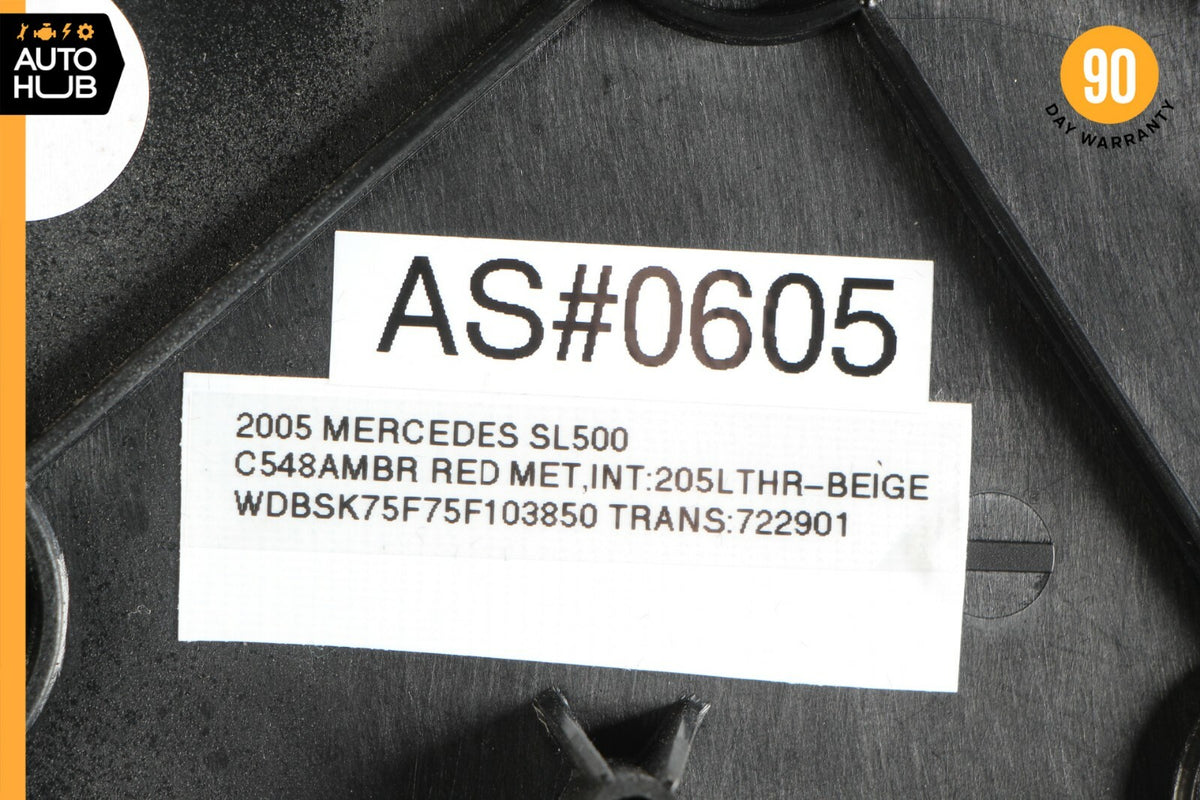 Mercedes R230 SL500 SL55 AMG Center Console Armrest Storage Panel Trim Right OEM - photo 11