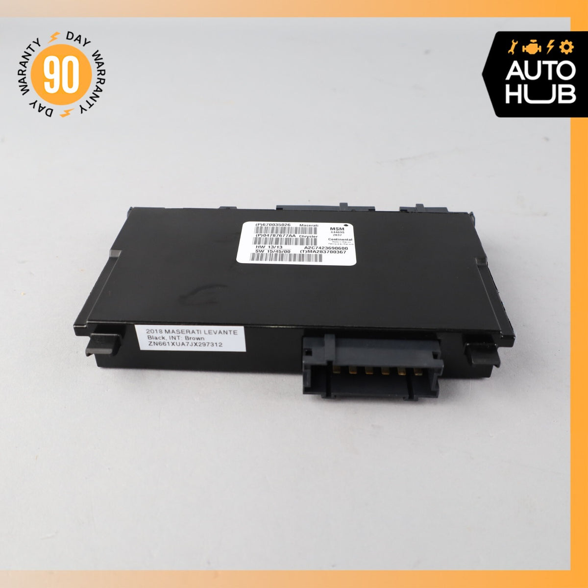 14-20 Maserati Levante M161 Seat Control Module Left Driver Side OEM 64k - photo 4