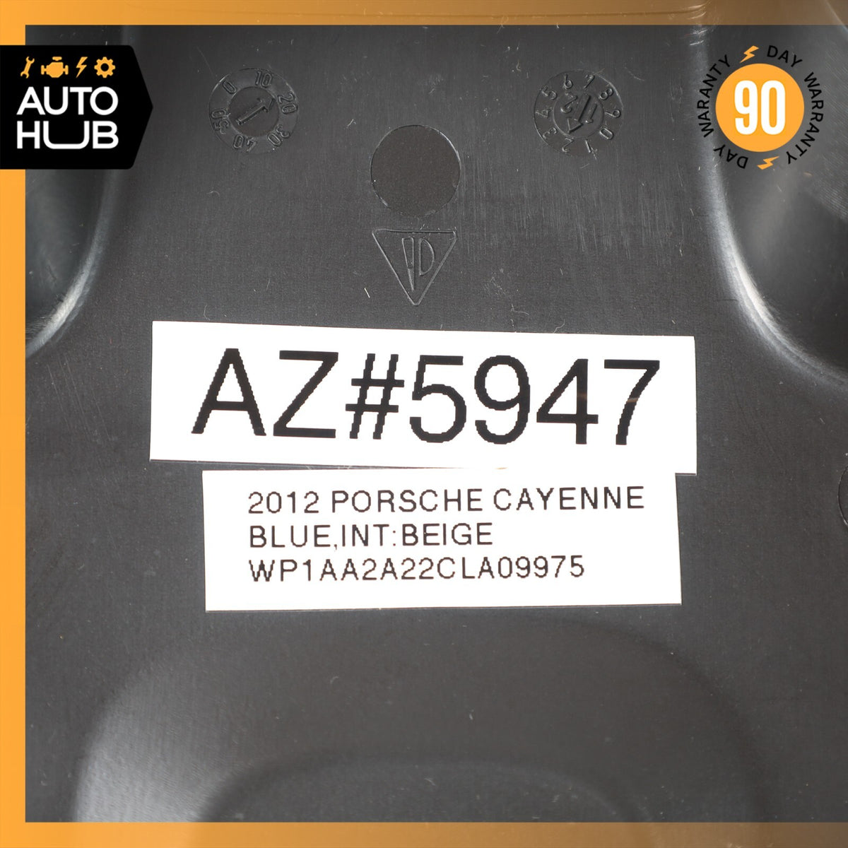 11-14 Porsche Cayenne 958 Interior Rear View Mirror Cover Black OEM - photo 12
