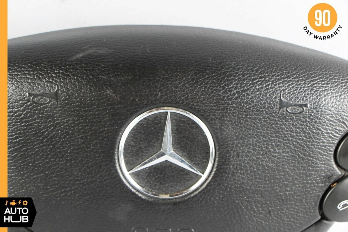 Mercedes R230 SL500 SL55 AMG CLK500 Steering Wheel Airbag Air Bag Black OEM - photo 4
