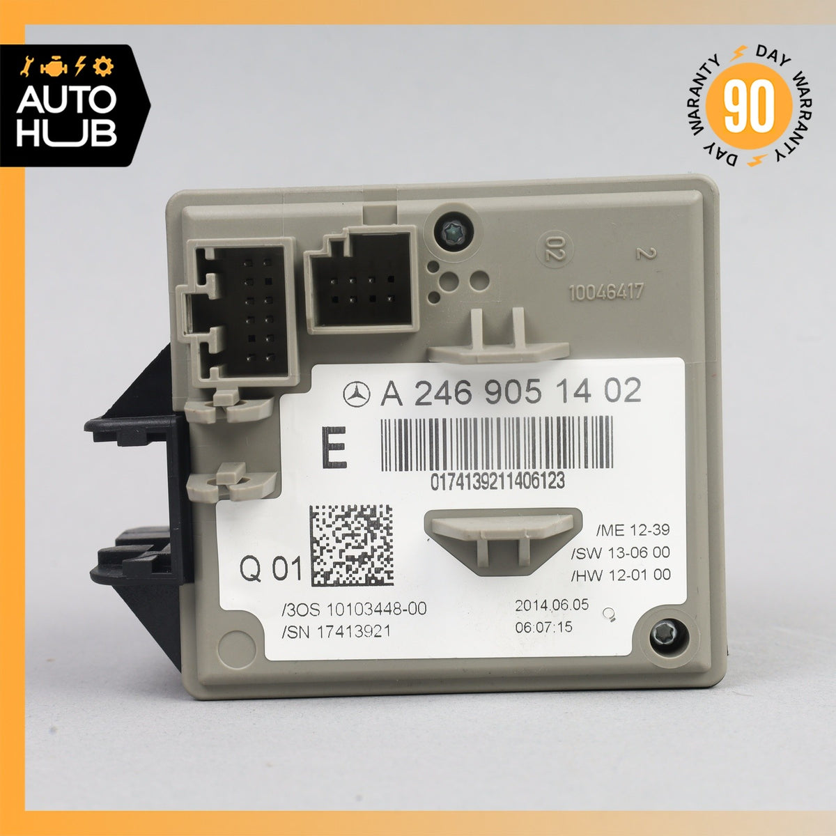 14-19 Mercedes W117 CLA250 CLA45 AMG Ignition Switch Module OEM - photo 6