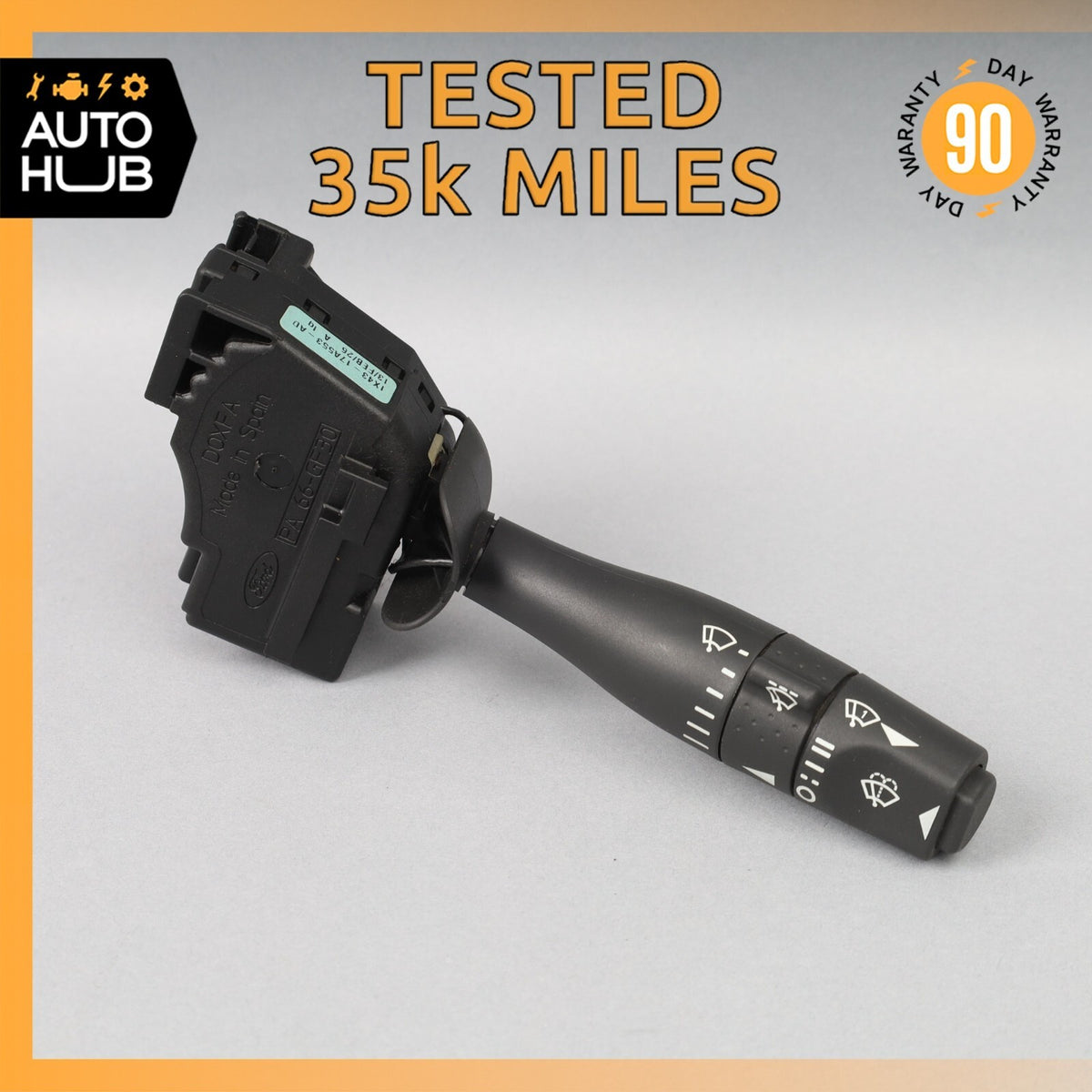 2014 Aston Martin DB9 Windshield Wiper Switch 1X4317A553AD OEM - photo 1