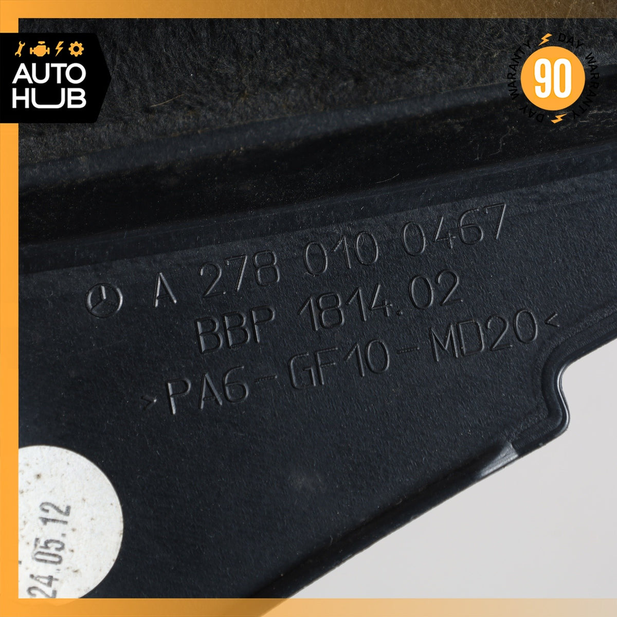 11-20 Mercedes R231 SL550 CLS550 S550 M278 Engine Bay Cover Panel Left Side OEM - photo 11