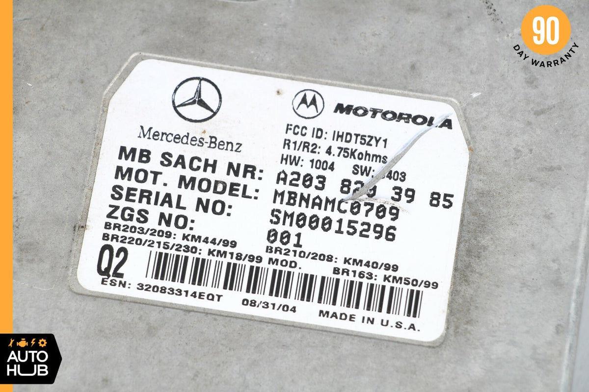 00-06 Mercedes W220 SL500 CL500 CLK500 Voice Command Control Module OEM - photo 7