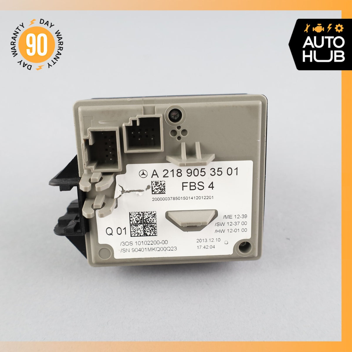 2014 Mercedes W212 E250 E550 E400 E63 AMG Ignition Switch Module w/ Key OEM - photo 6