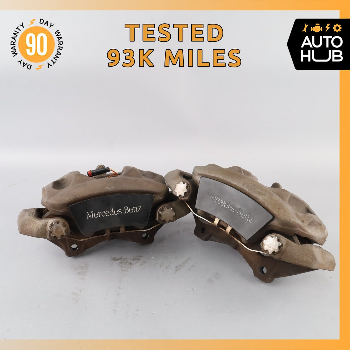 08-18 Mercedes W207 E350 CLS400 Front Brake Calipers Left and Right Set OEM - photo 1