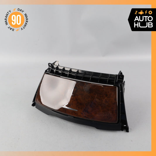 07-14 Mercedes W216 CL600 CL63 Center Console Command Head Unit Cover Wood OEM - photo 1