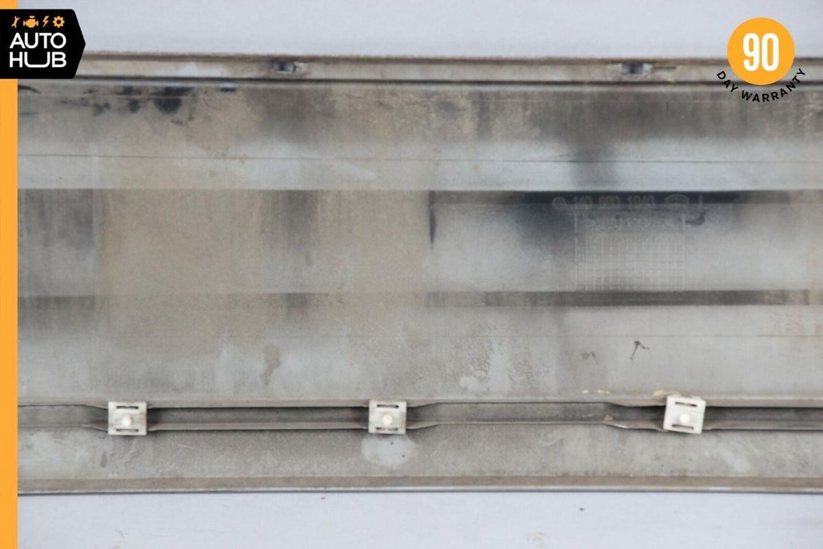 93-99 Mercedes W140 S500 Coupe CL500 Door Panel Left Lower Moulding Silver OEM - photo 8