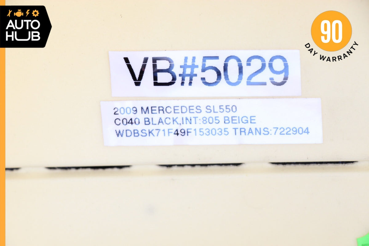 09-12 Mercedes R230 SL550 Interior Door Panel Right Passenger Side Beige OEM 79k - photo 13