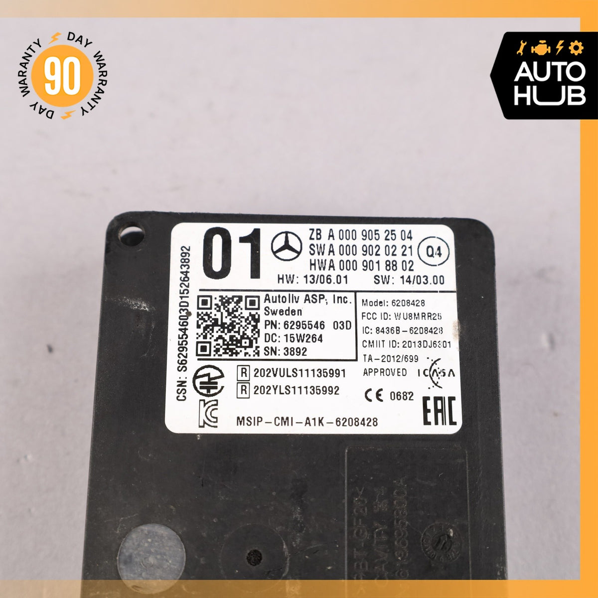 Mercedes W207 E400 C300 Rear Bumper Blind Spot Radar Distance Sensor Module OEM - photo 9