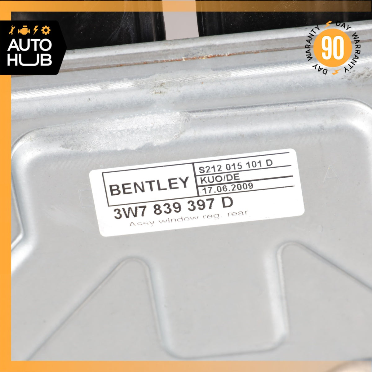 07-11 Bentley Continental GTC Rear Left Quarter Window Regulator Motor OEM - photo 14