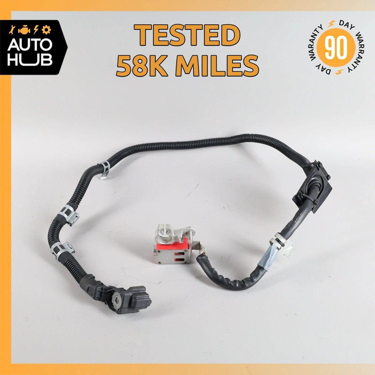 Mercedes W207 E400 RWD Battery Starter Wire Harness 2074407209 OEM 58k - photo 1