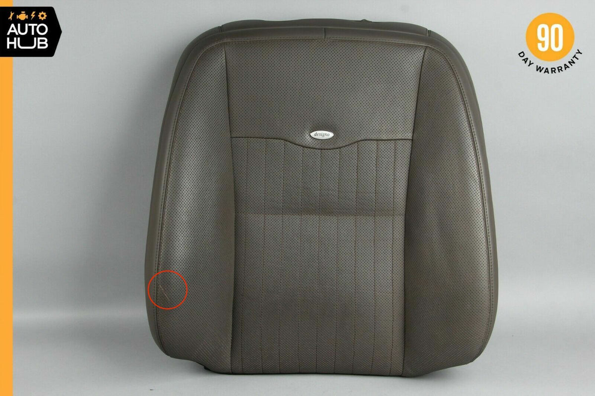 07-09 Mercedes W221 S550 S450 Front Right Side Top Upper Seat Cushion Designo - photo 1