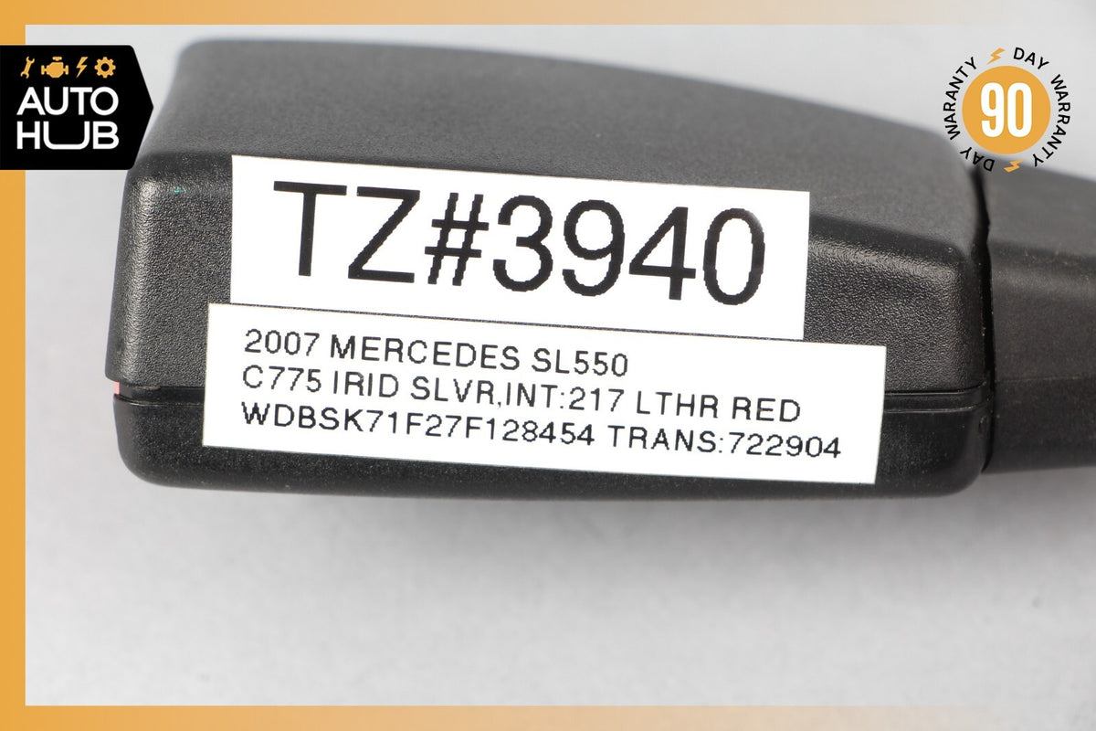 03-08 Mercedes R230 SL500 SL55 AMG SL550 Left or Right Seat Belt Buckle OEM - photo 10