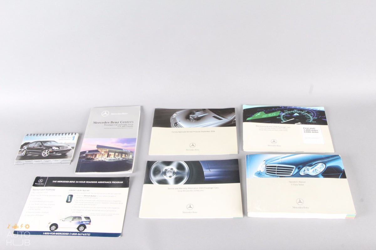 2005 Mercede-Benz W203 C240 Owner's Manual Book Assembly OEM - photo 3