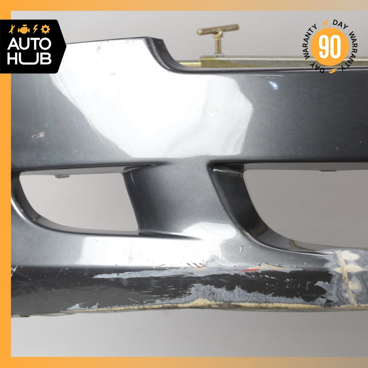 05-10 Aston Martin DB9 Front Bumper Cover Assembly Silver OEM - photo 3