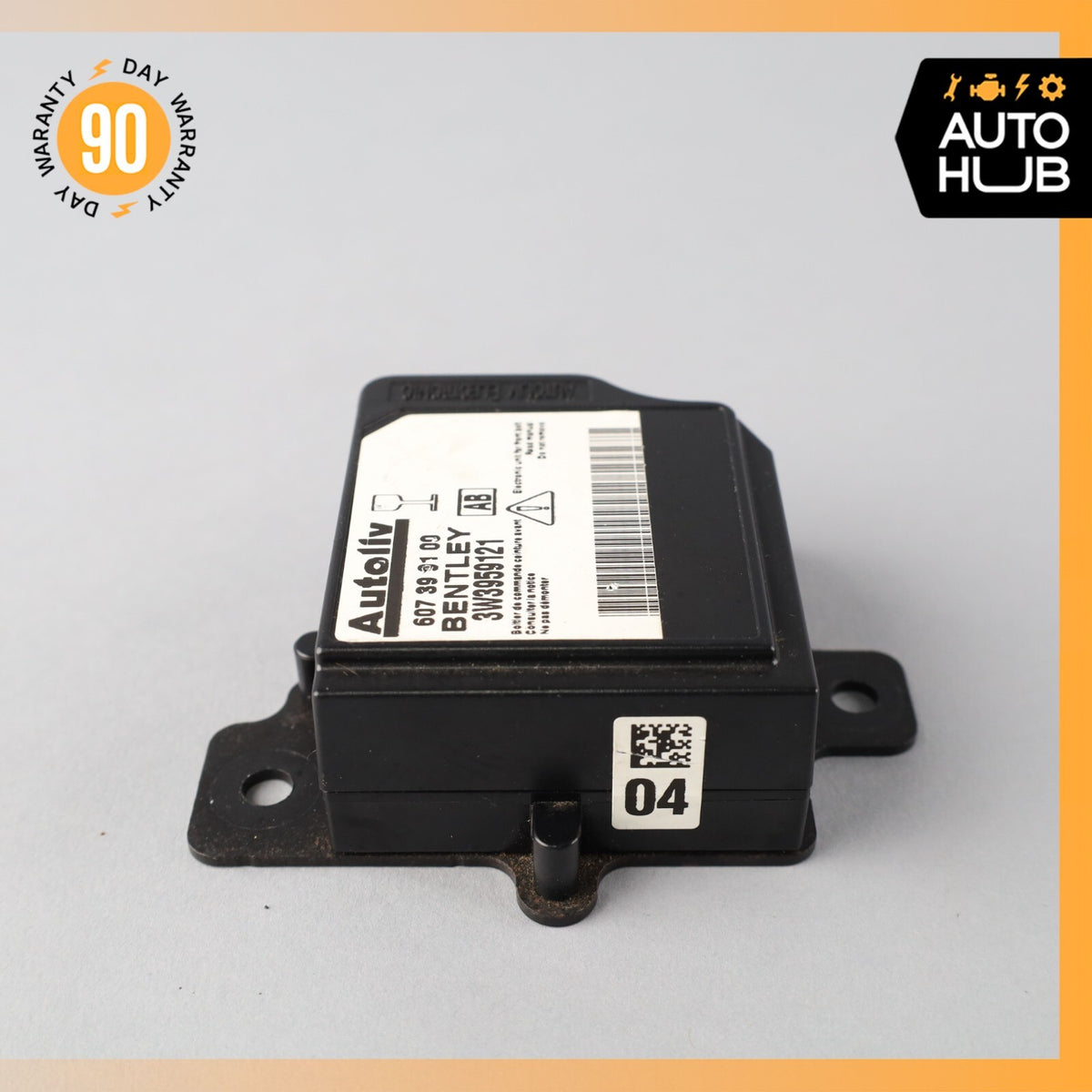 03-10 Bentley Continental GTC GT Safety Bag Sensor SRS Control Module OEM - photo 3