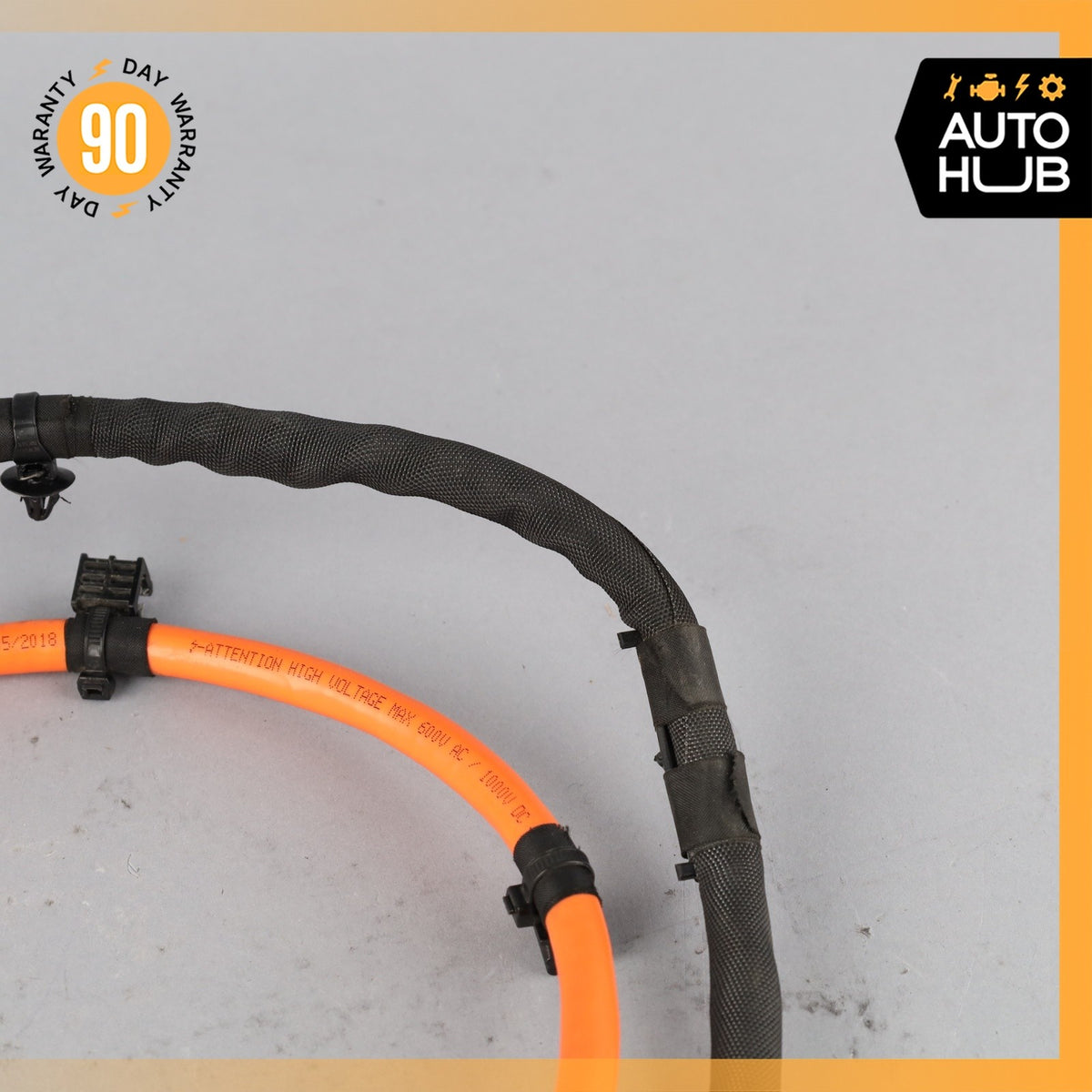 16-18 BMW F15 X5 Hybrid A/C AC Air Compressor Wire Wiring Cable 6800375 OEM - photo 6