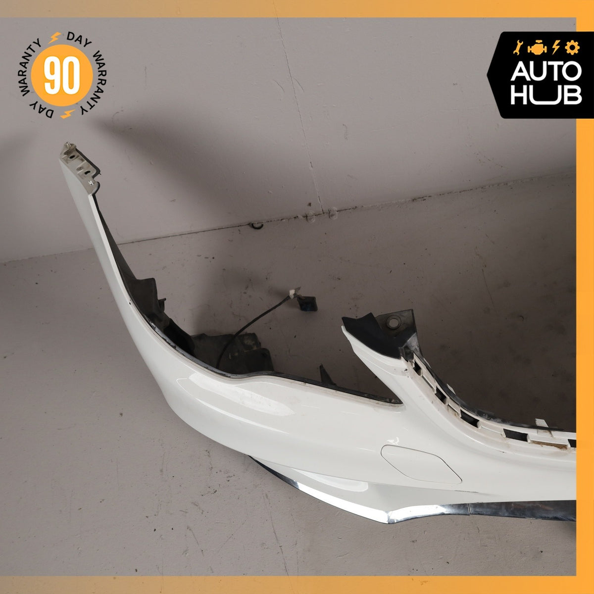 14-17 Mercedes W207 E400 E550 AMG Sport Front Bumper Cover Assembly White OEM - photo 10