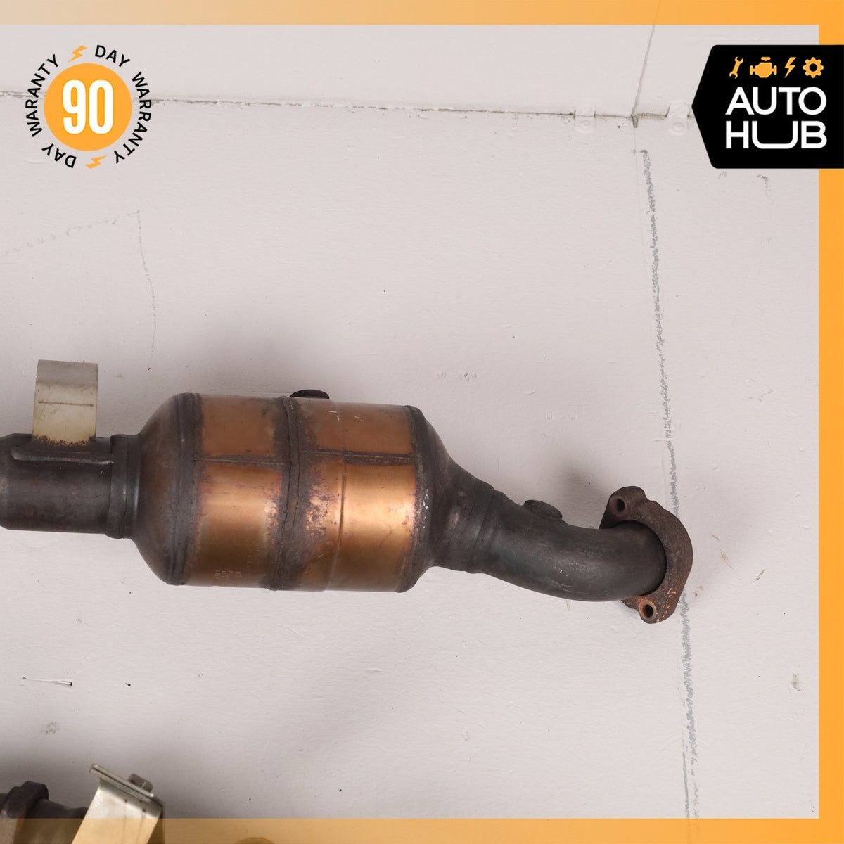 06-11 Mercedes W164 ML350 M272 Engine Left & Right Exhaust Downpipe Set OEM - photo 12