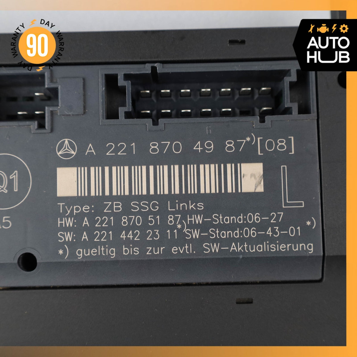 07-13 Mercedes W221 S63 S550 Front Left Driver Side Under Seat Control Unit OEM - photo 7