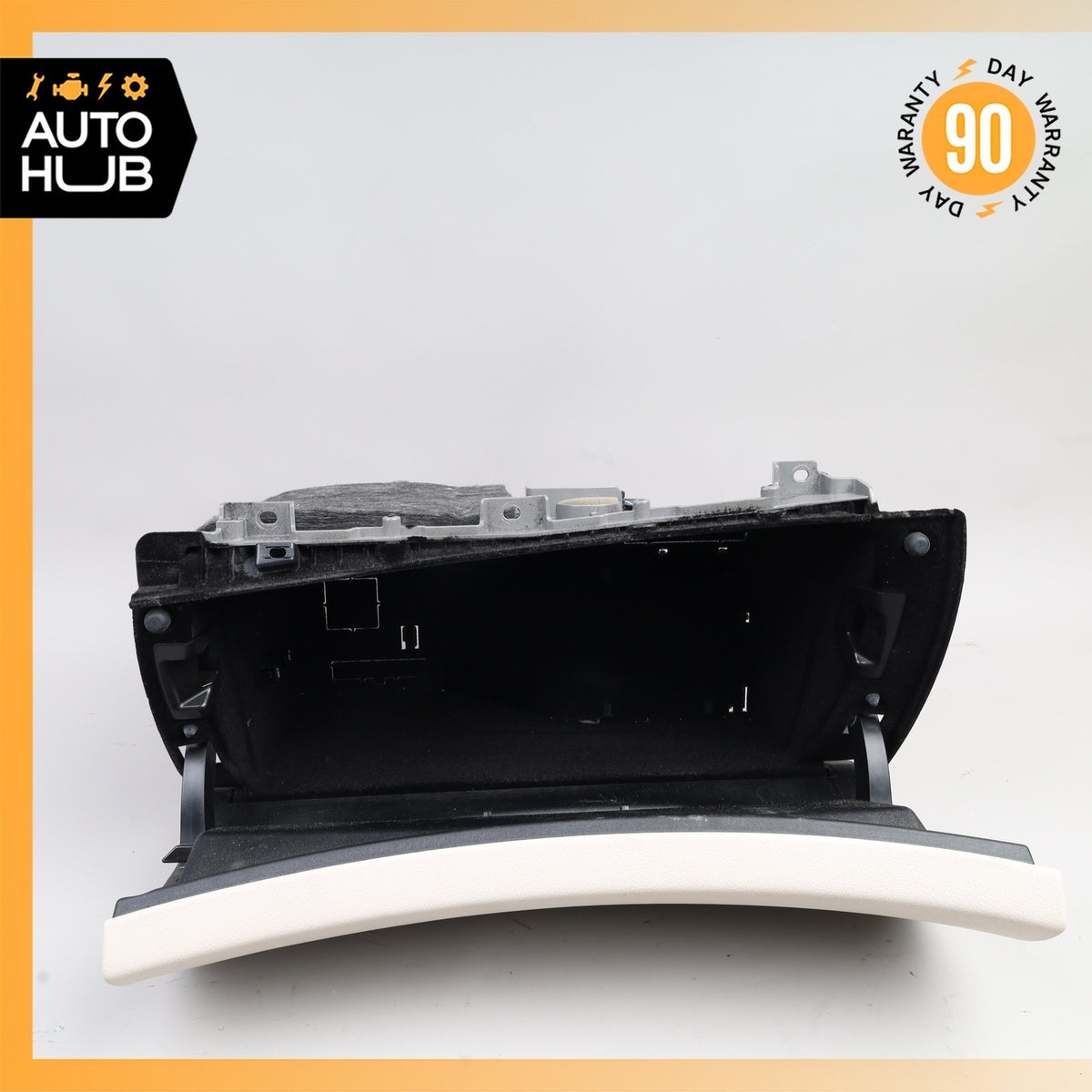 17-20 Mercedes W213 E300 Dash Dashboard Glove Box Compartment Beige OEM - photo 9