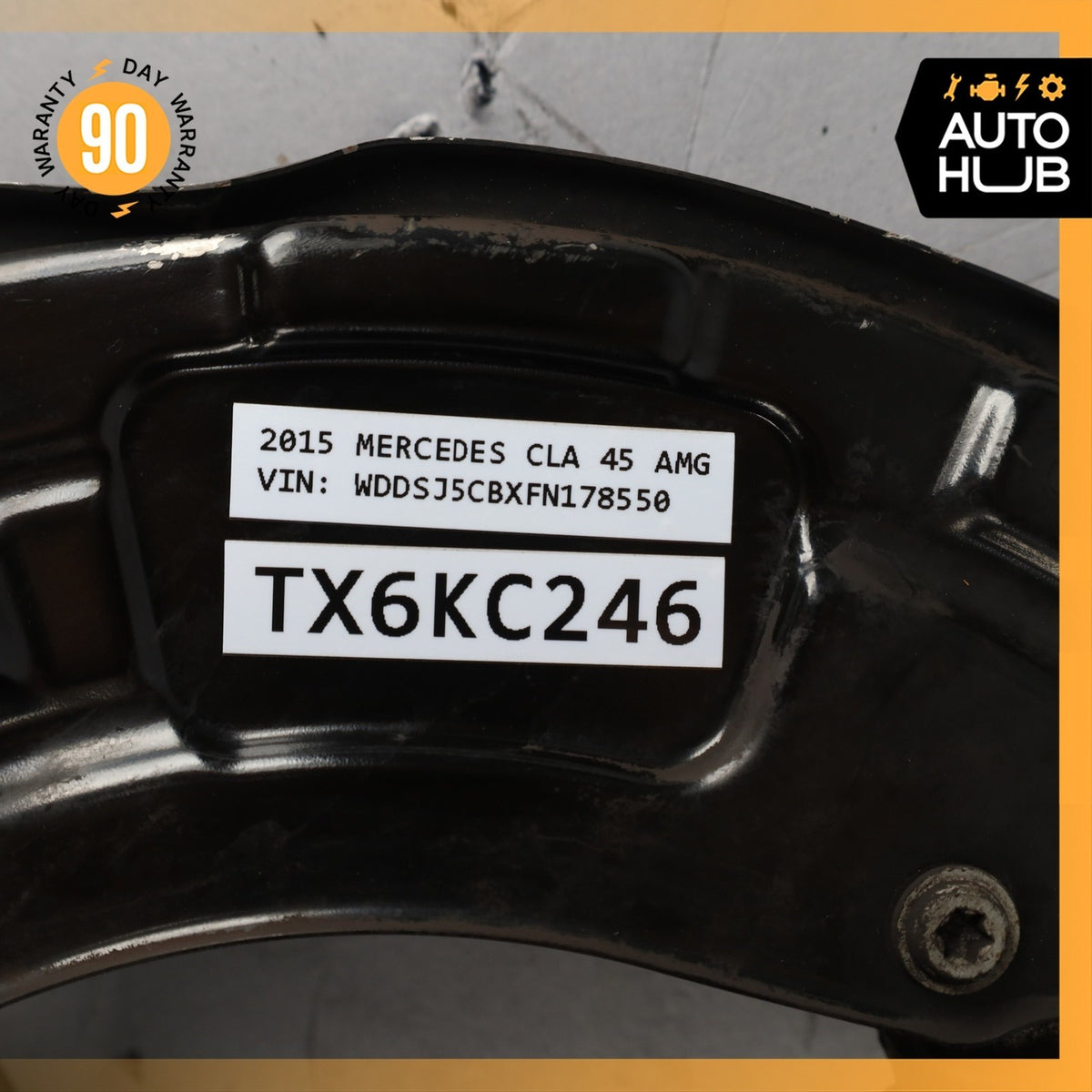 14-19 Mercedes W117 CLA45 GLA45 AMG Front Left Spindle Knuckle Hub OEM 67k - photo 14