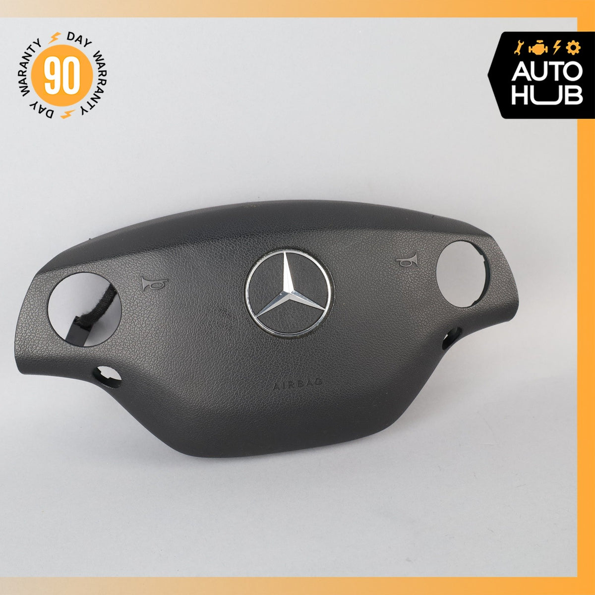 07-10 Mercedes W221 S63 CL550 S450 Steering Wheel Airbag Air Bag Black OEM - photo 1