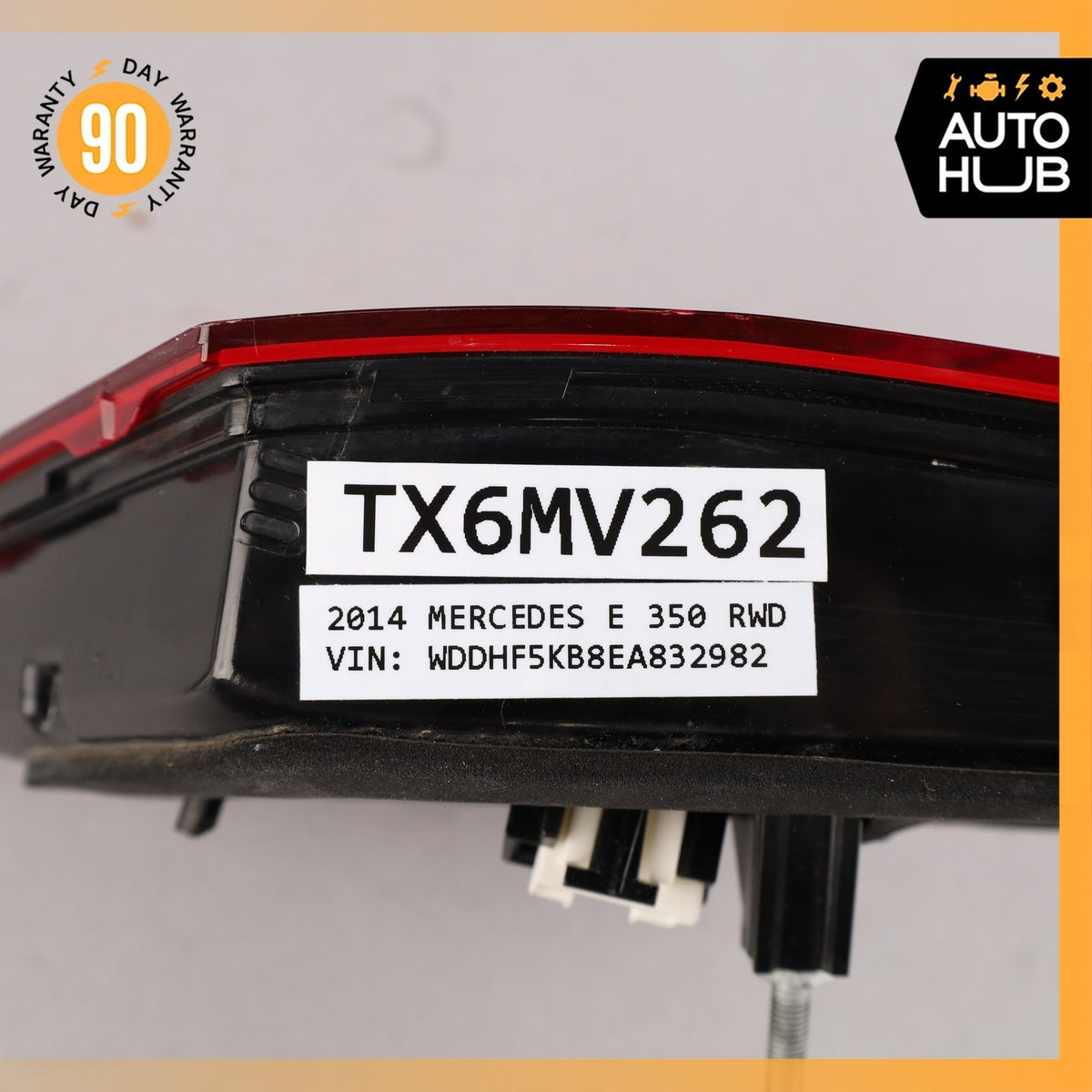 14-16 Mercedes W212 E350 E400 Sedan LED Tail Light Lamp Inner Right Side OEM - photo 17
