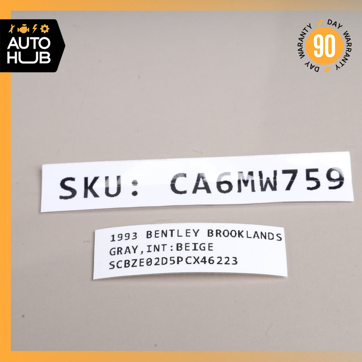 89-98 Bentley Brooklands Silver Spur Right Side Hood Hinge Support Bracket OEM - photo 13