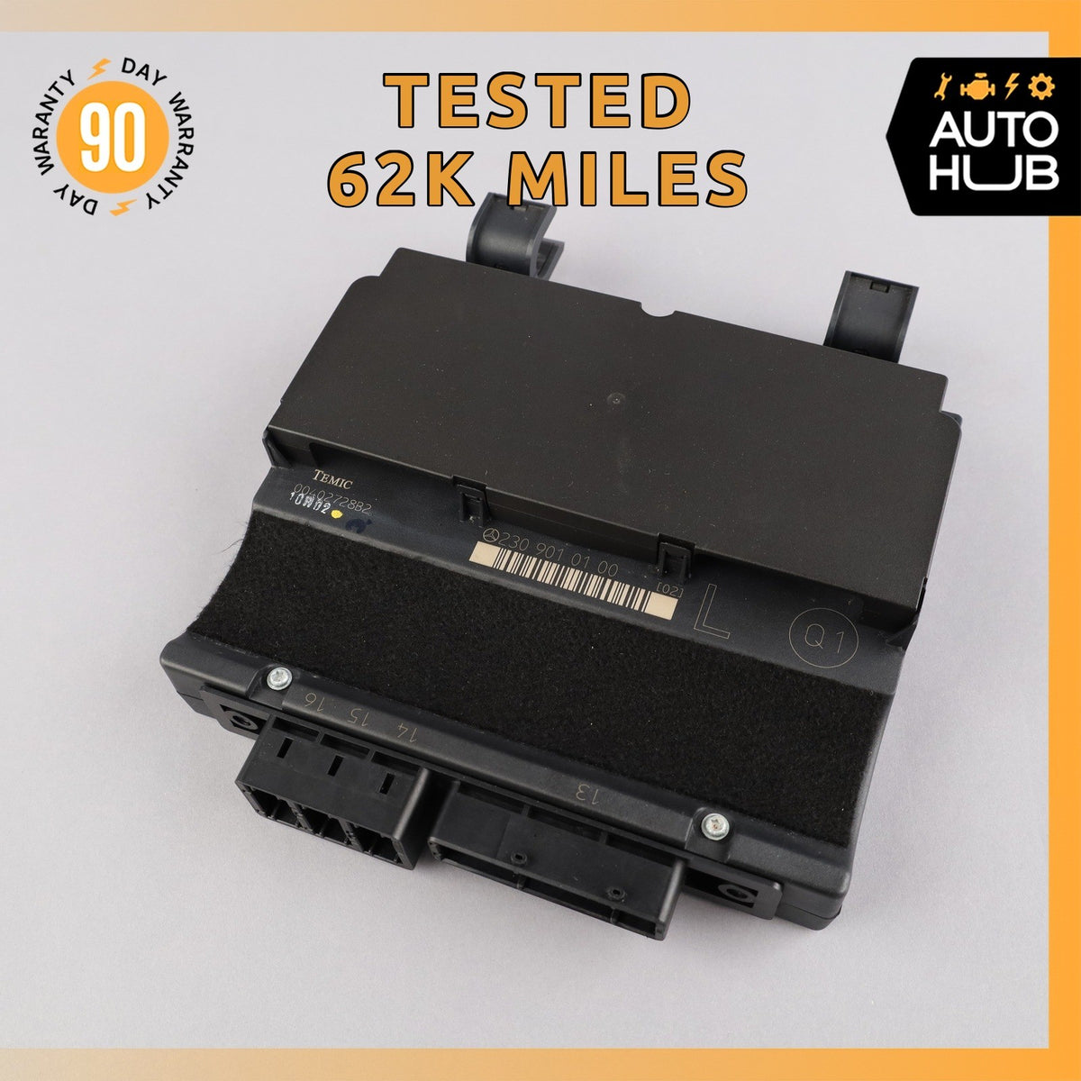 Mercedes R230 SL550 SL55 AMG Under Seat Control Module Left Driver Side OEM - photo 1