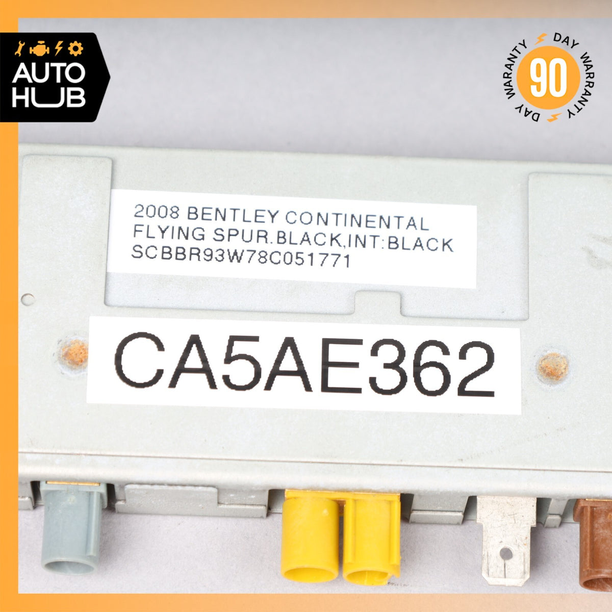 2008 Bentley Continental Flying Spur Rear Antenna AM/FM Amplifier Module OEM - photo 9