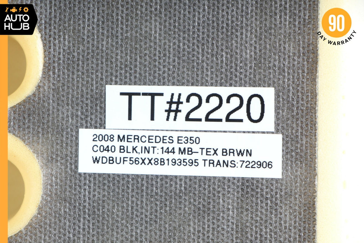 07-09 Mercedes W211 E350 E320 Front Right Lower Bottom Passenger Seat Cushion - photo 11