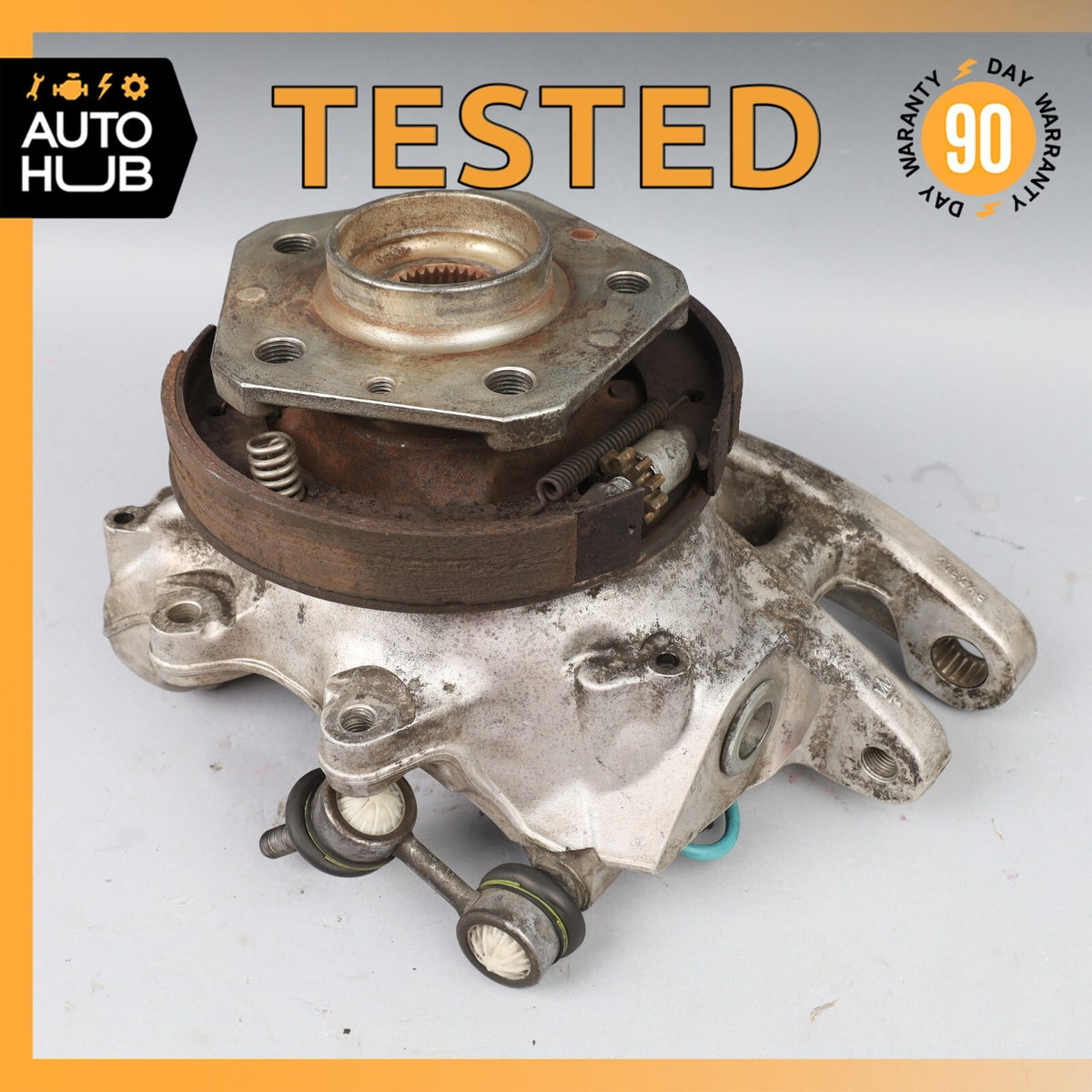 06-10 Maserati GranTurismo M145 Rear Left Side Spindle Knuckle Hub OEM - photo 1
