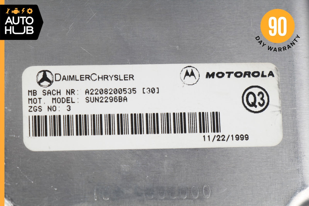 00-06 Mercedes W220 S500 SL500 CL500 Voice Command Control Module 2208200535 OEM - photo 10