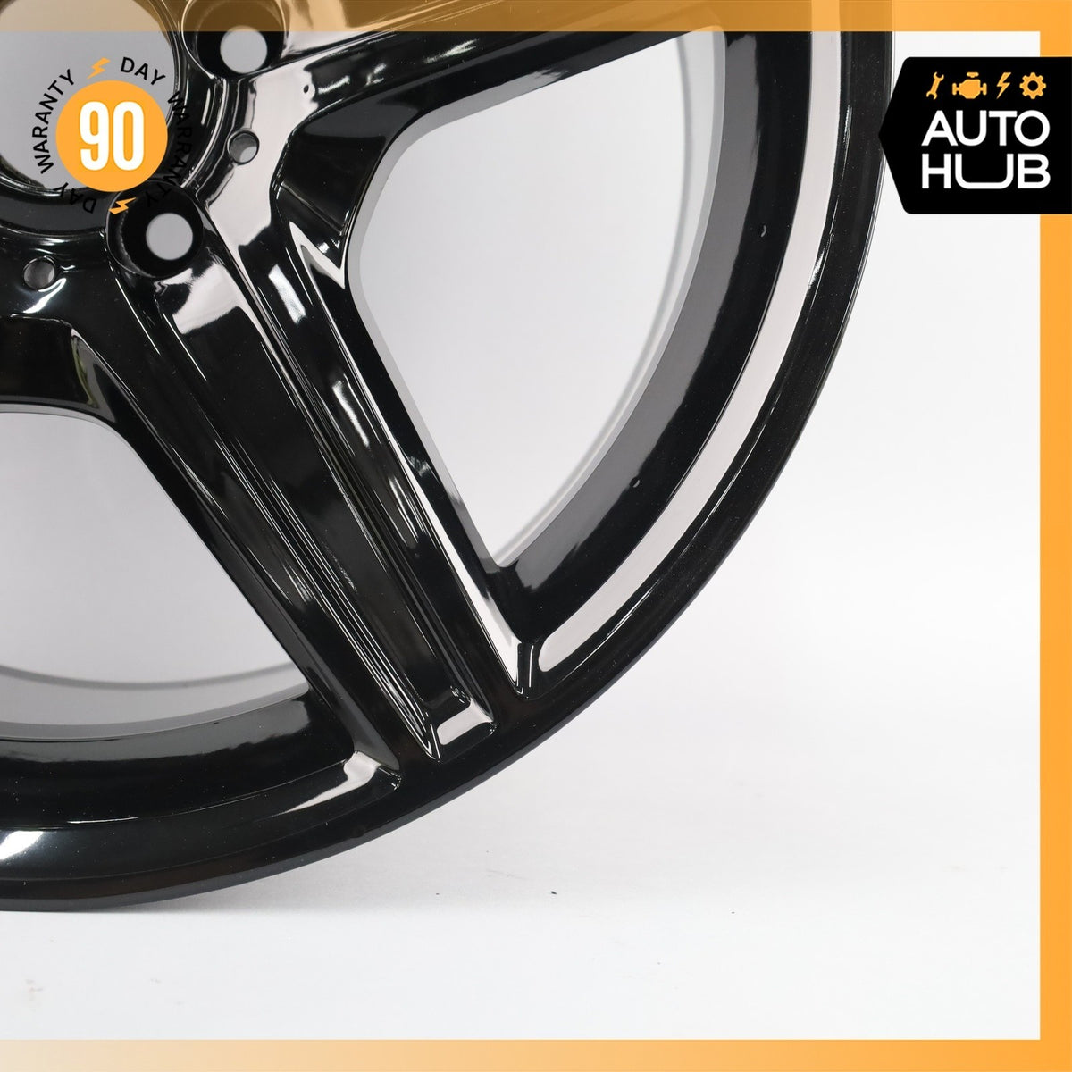 Mercedes W219 CLS550 CLS63 AMG 9.5 x 18 18" Rear Wheel Rim Black 2194011802 OEM - photo 6