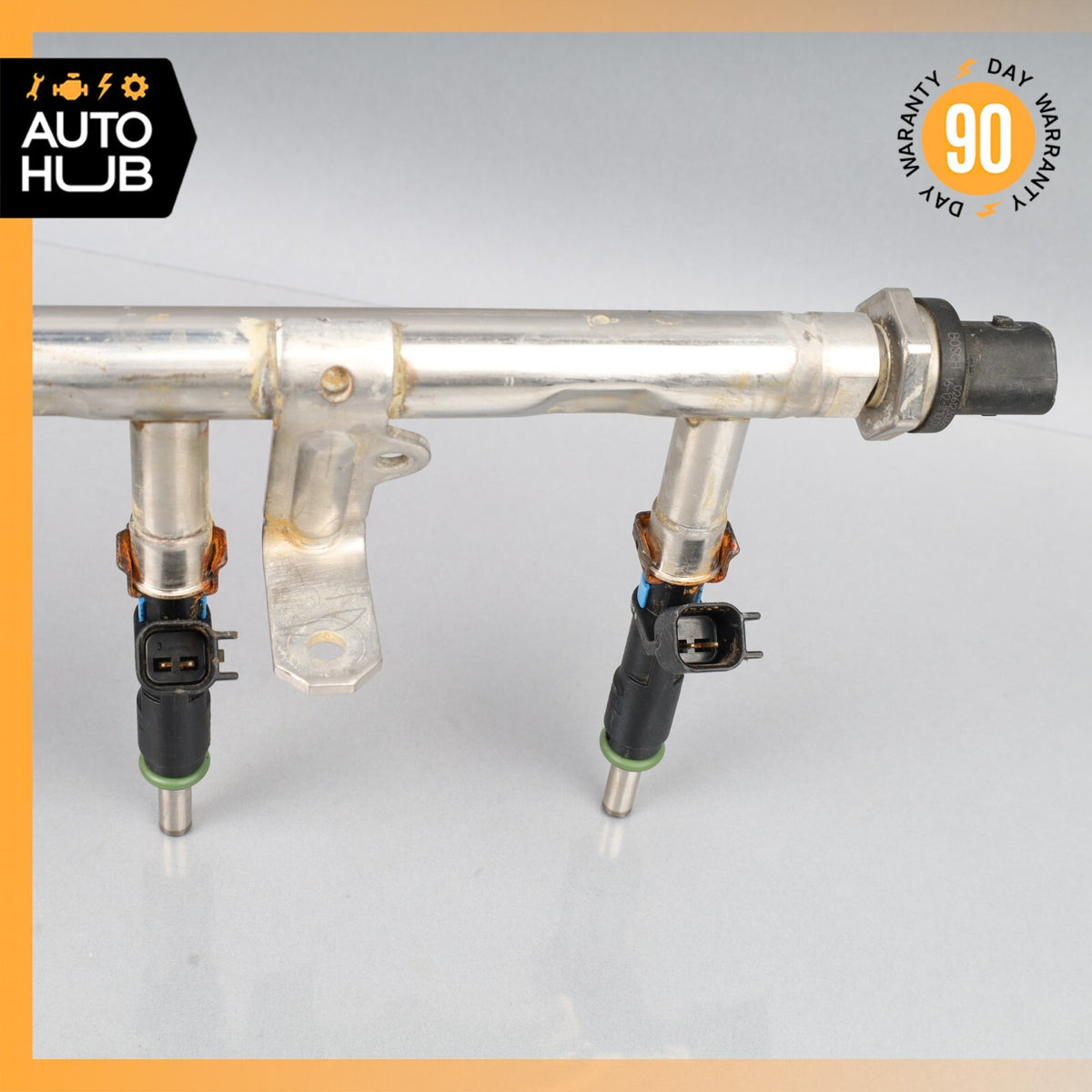 Aston Martin DBS DB11 5.2L V12 Right Fuel Injection Rail Line w/ Injectors OEM - photo 5