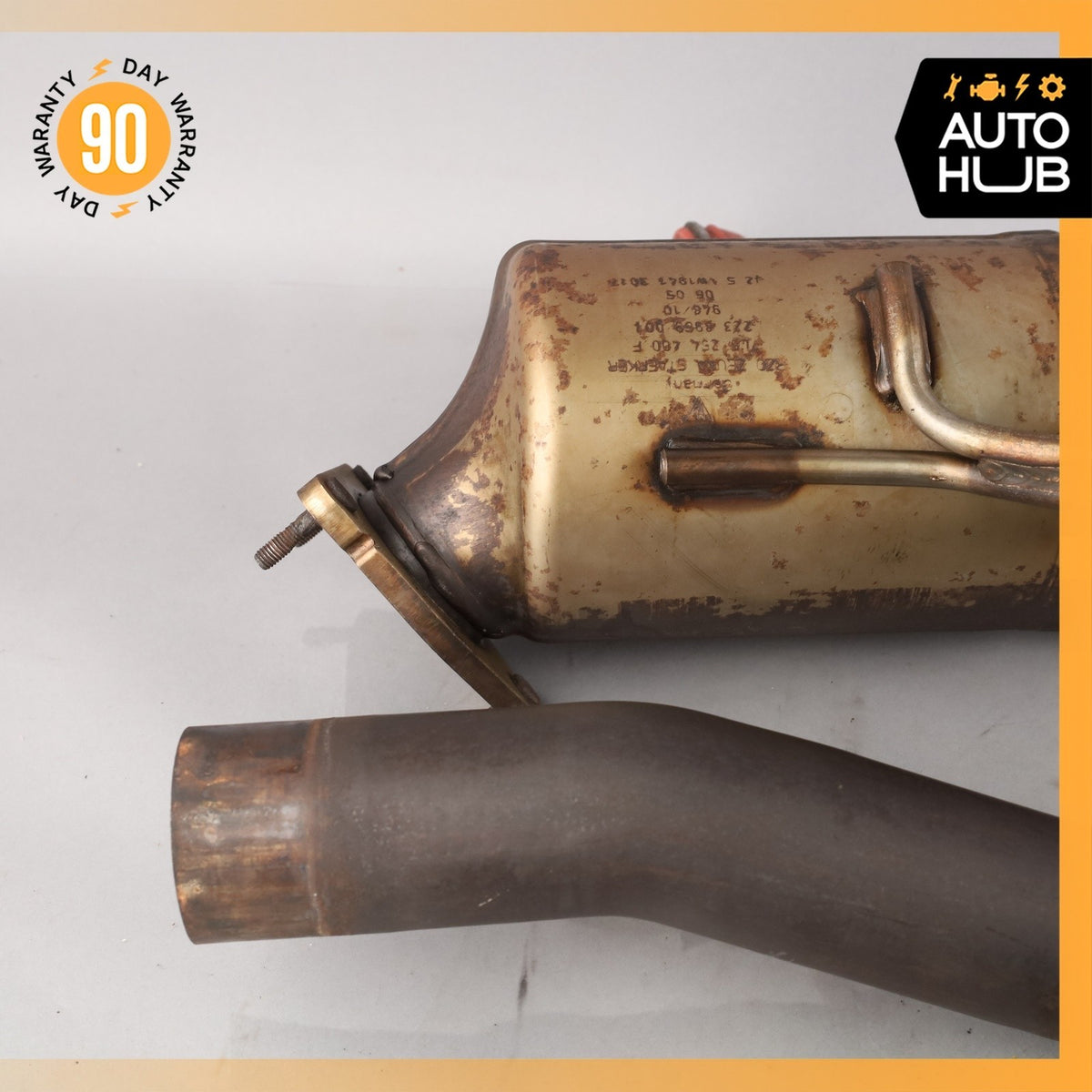 Porsche Cayenne 955 Turbo Rear Engine Exhaust Downpipe Left & Right Side Set OEM - photo 8