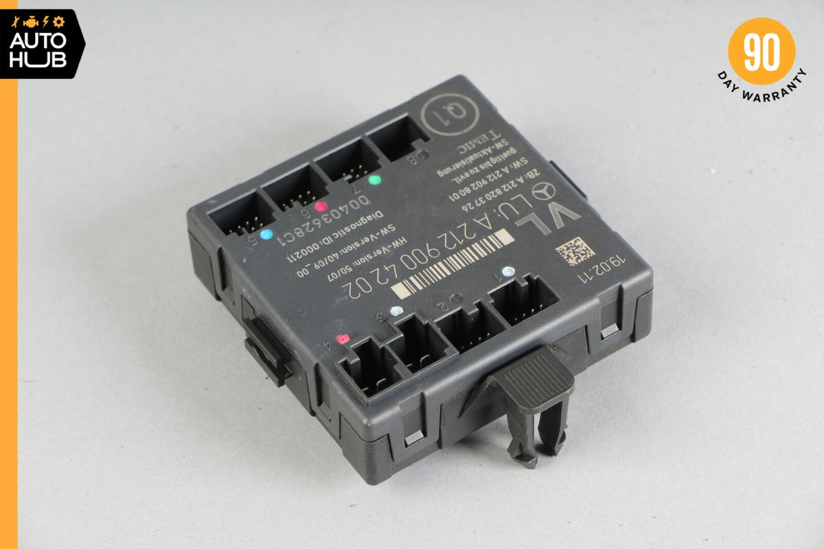 08-18 Mercedes W212 E350 SLK350 E400 Front Left Side Door Control Module OEM 30k - photo 2