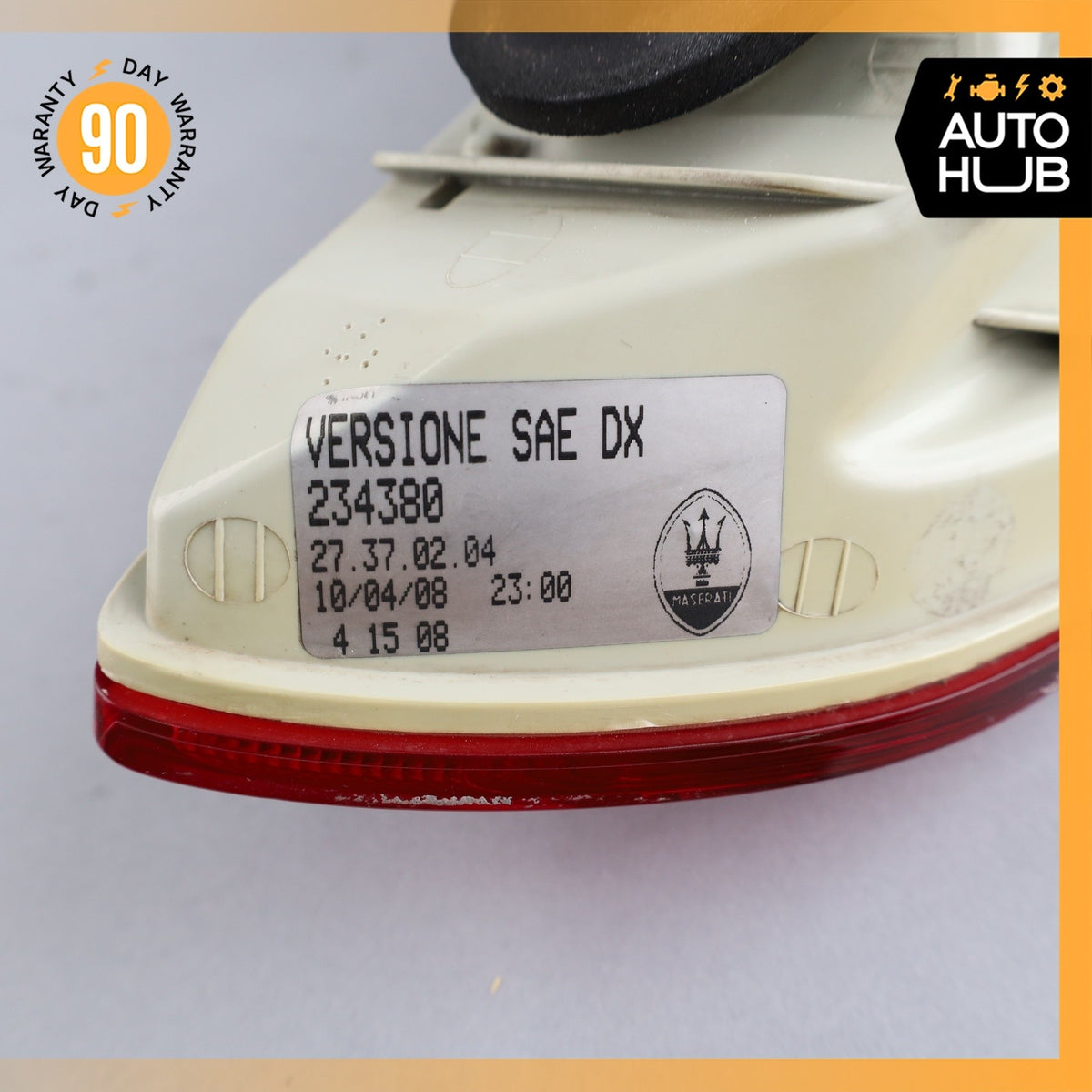 08-12 Maserati GranTurismo M145 Right Side Outer Tail Light Lamp 234380 OEM 74k - photo 18