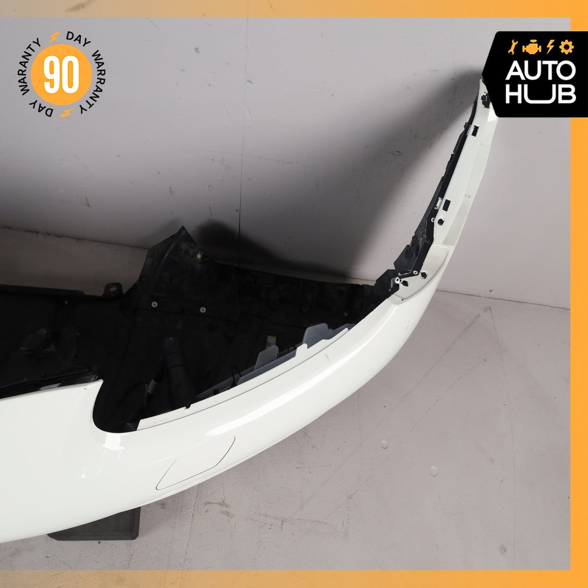 11-14 Porsche Cayenne 958 Front Bumper Cover Assembly White OEM - photo 12