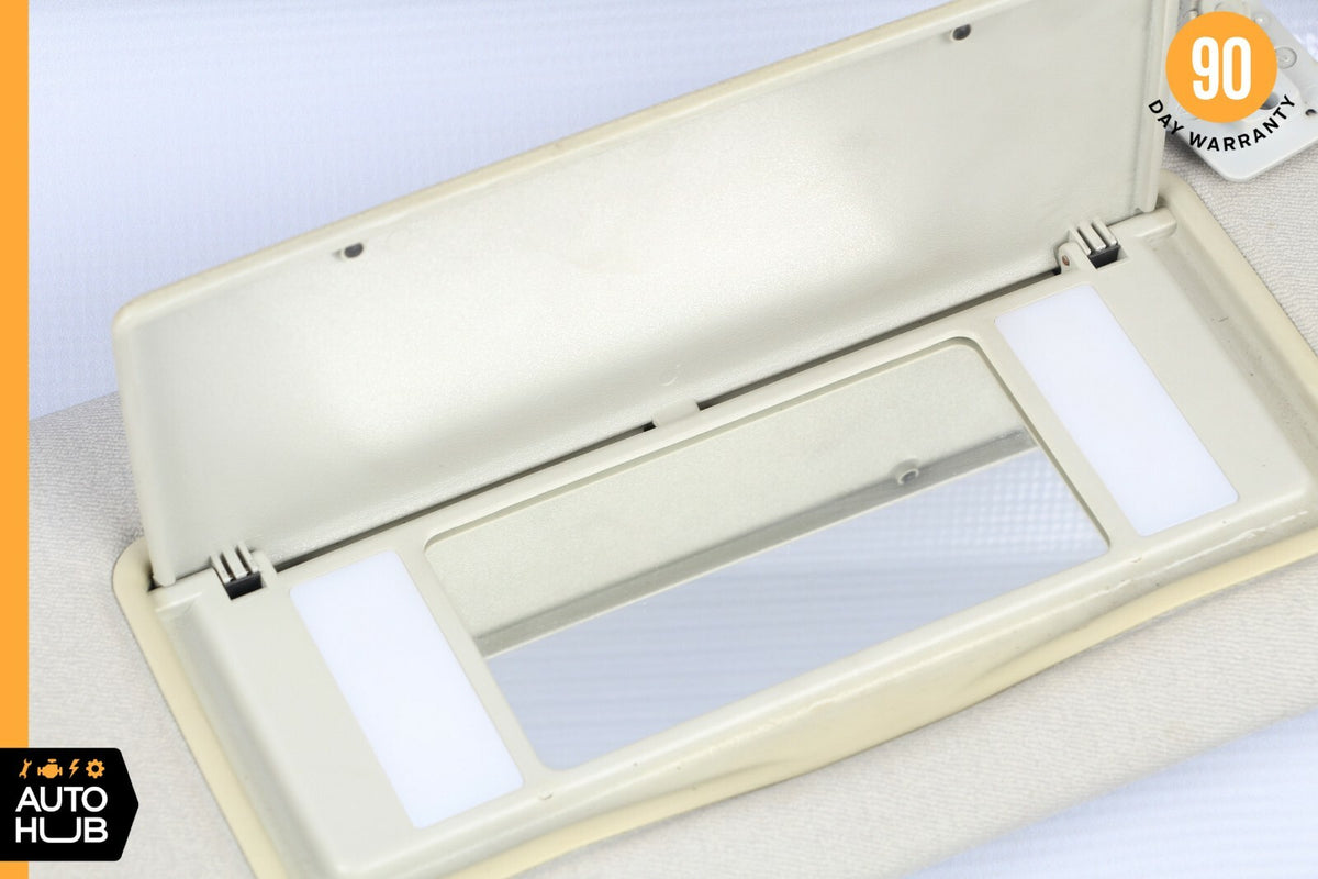96-99 Mercedes W210 E320 E55 AMG Sunvisor Sun Visor Right Passenger Beige OEM - photo 6