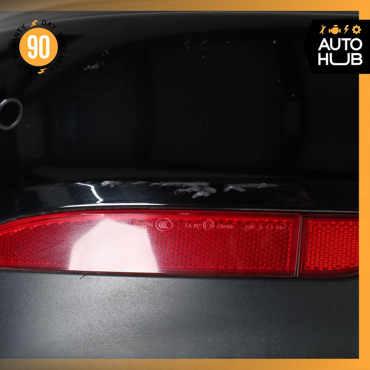 14-16 Porsche Panamera 970 Rear Bumper Cover Black OEM - photo 14