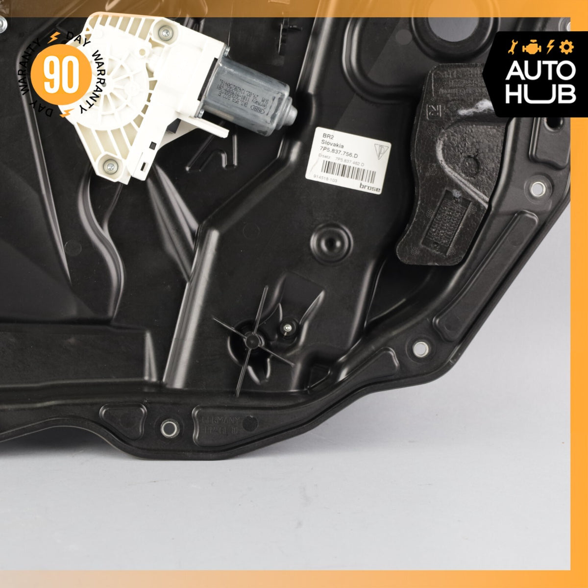 11-18 Porsche Cayenne 958 Hybrid S Front Right Side Door Window Regulator OEM - photo 5