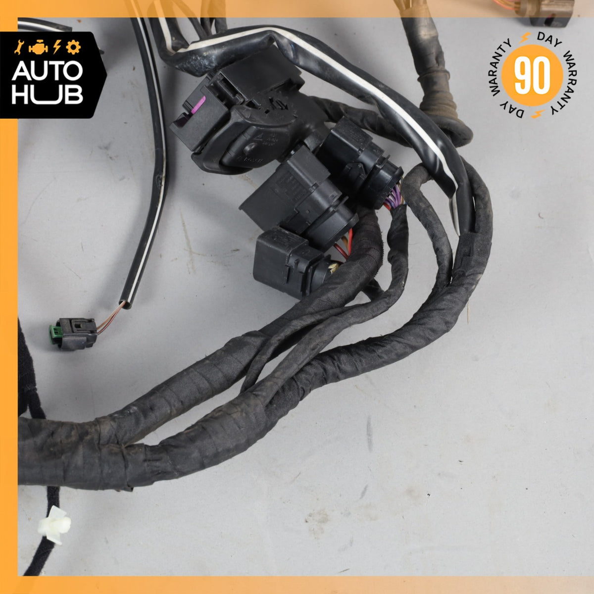 17-19 Porsche 991 911 C4S Rear Right Relay Fuse Box Wiring Harness Cut OEM 24k - photo 15