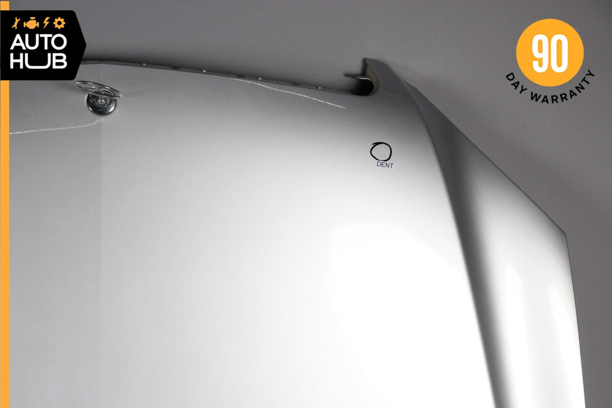 07-13 Mercedes W221 S63 AMG S550 Hood Panel Assembly Iridium Silver Metallic OEM - photo 7