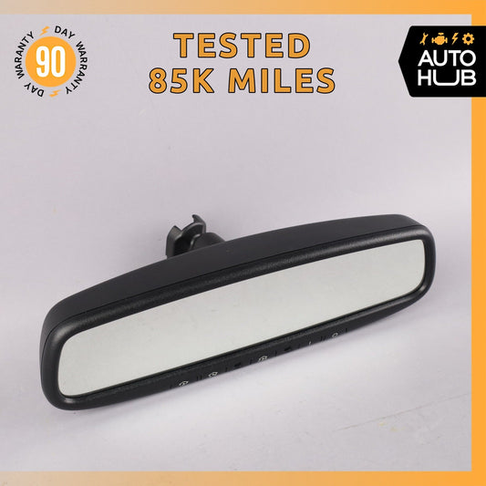 14-19 Infiniti Q50 Q60 Interior Rear View Mirror Black OEM 85k - photo 1