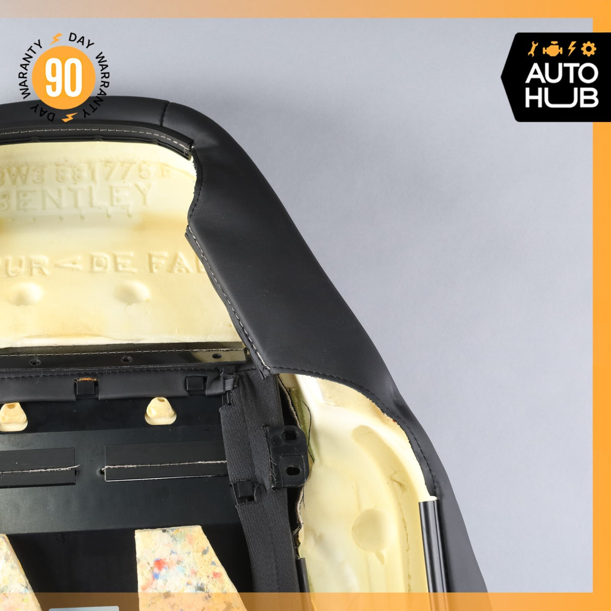 07-11 Bentley Continental GTC GT Front Left Side Seat Upper Back Cushion OEM 62k - photo 11